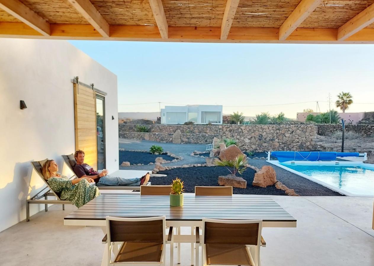Villa Tabaiba En Lajares Con Piscina Extérieur photo