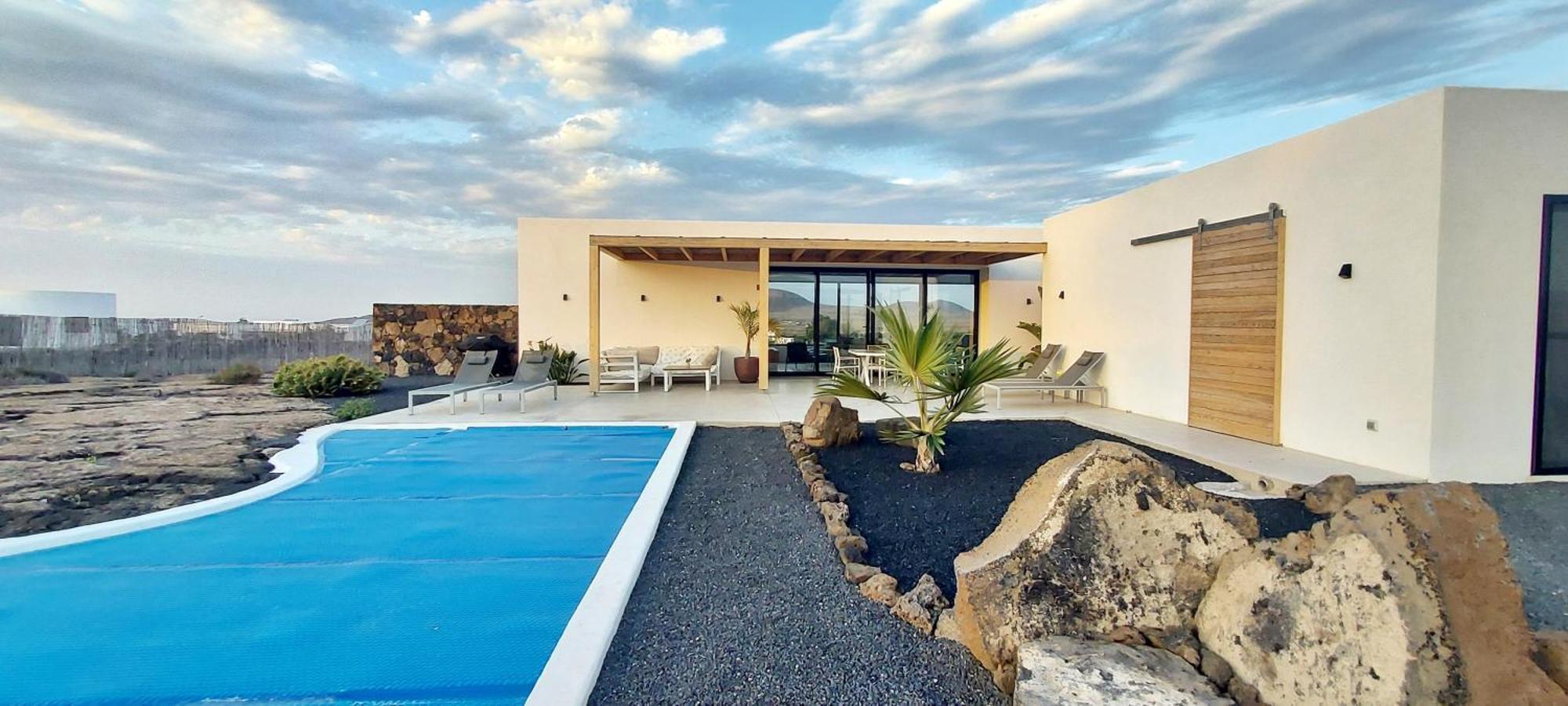 Villa Tabaiba En Lajares Con Piscina Extérieur photo