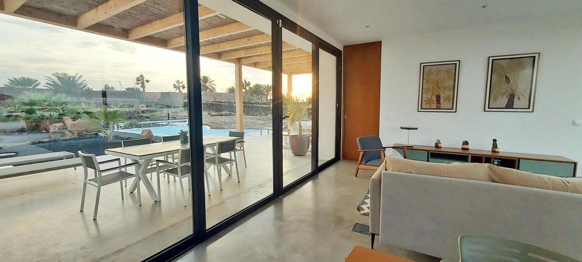 Villa Tabaiba En Lajares Con Piscina Extérieur photo